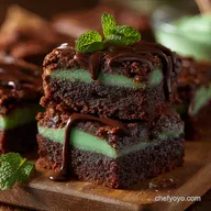 Chocolate Mint Brownies: Ultimate Fudgy Triple-Layer Recipe