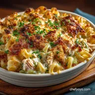 The Best Creamy Homemade Tuna Casserole Recipe No Soup
