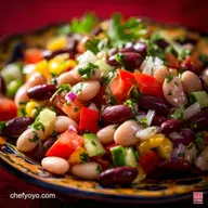 Fiesta Bean Salad Recipe: Easy, No-Cook Summer Gathering Side Dish