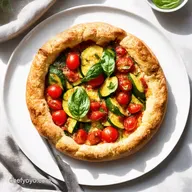 Use Up Summer Produce With Tomato Zucchini Basil Galette