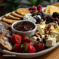 Valentine Snack Board Easy Valentines Day Party Food Idea with Chocolate for 10 People