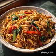 Chicken Chow Mein Recipe: Crispy Noodles in 25 Minutes