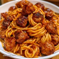 Venison Meatball Spaghetti for 6 Servings