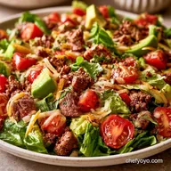 Venison Taco Salad for 8 Servings
