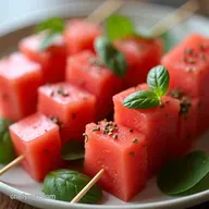 Watermelon Salad Appetizer My Refreshing Skewer Recipe