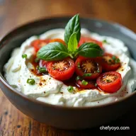 Savory Whipped Cottage Cheese and Tomatoes Bowl Recipe