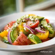 Zesty Mediterranean Avocado Salad in 15 Minutes