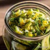 Zesty Fridge Pickles Recipe Quick Easy Dill Pickles