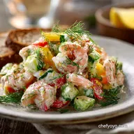Shrimp Salad with Dill Easy Zesty Summer Appetizer Recipe