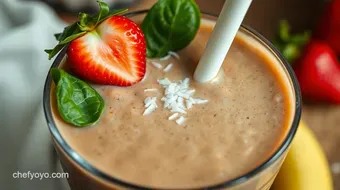 My Easy Caffeine-Kissed Coffee Fruit Smoothie Recipe recipe card