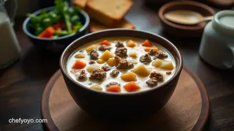 Delicious Cheeseburger Chowder Soup: My Family's Cozy Favourite recipe card
