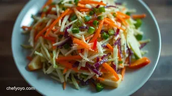 Delicious No-Mayo Coleslaw Recipe: A Fresh Twist for Your Table recipe card