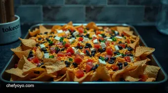 Easy Sizzling Sheet Pan Nachos Recipe: A Family Favourite! recipe card
