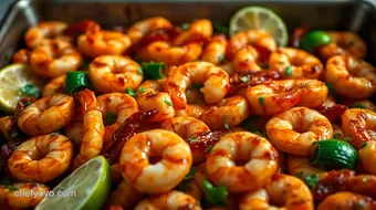 Sizzling Shrimp Fajitas Recipe: Juicy Sheet Pan Dinners Made Easy recipe card