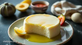 Delightful Vietnamesisk Dessert: Sweet Coconut Rice Cake with Pandan Custard recipe card