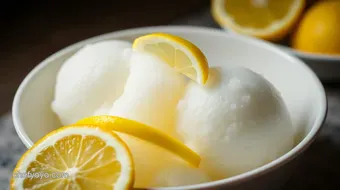 Zesty & Easy Lemon Sorbet Recipe: My Refreshingly Tangy Summer Treat recipe card