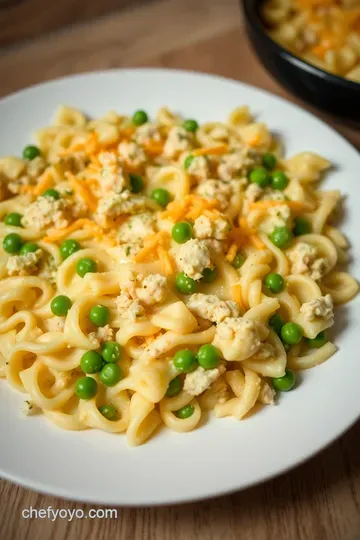 Classic Creamy Tuna Casserole: A Cozy Comfort Dish presentation