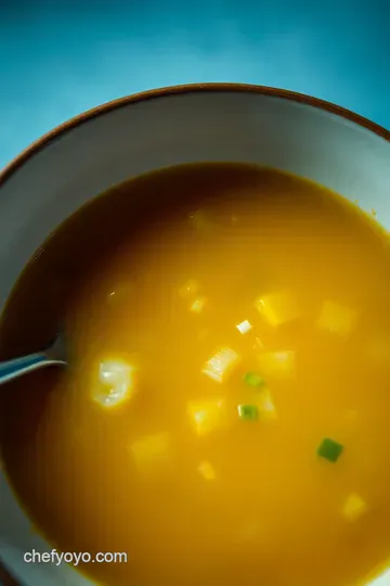 Classic Egg Drop Soup: A Silken Delight presentation