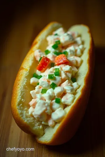 Classic New England Style Lobster Roll presentation