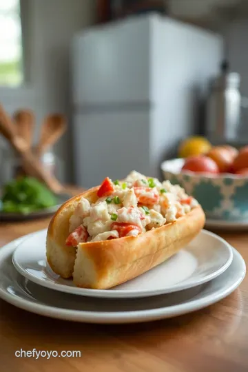 Classic New England Style Lobster Roll steps