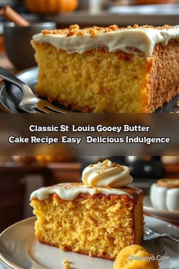 Classic St. Louis Gooey Butter Cake Recipe: Easy & Delicious Indulgence