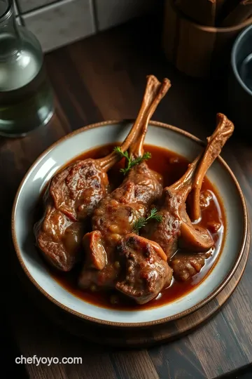 Classic Veal Osso Buco: A Meltingly Tender Delight presentation