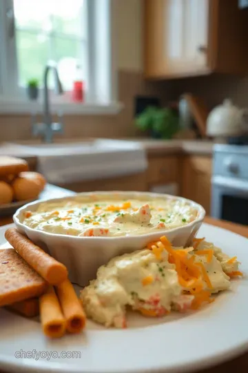 Creamy Baked Crab Dip with a Cheesy Crust steps