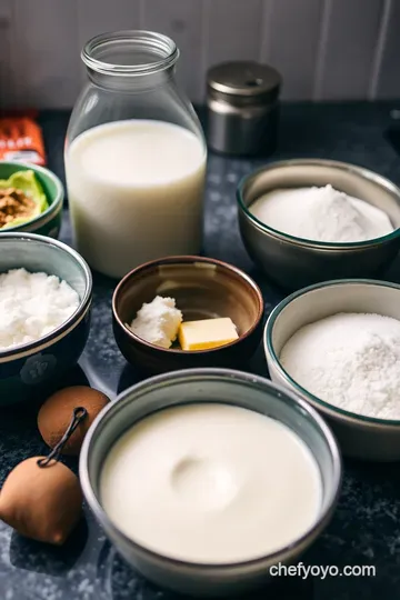 Creamy Homemade Sweetened Condensed Milk ingredients