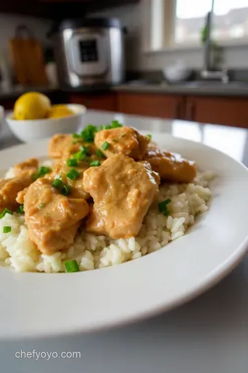 Creamy Lemon Herb Chicken and Rice in the Instant Pot steps