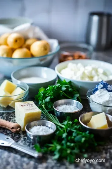 Creamy Mashed Gold Potatoes: A Comforting Classic ingredients