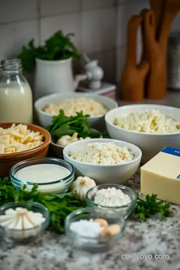 Creamy Milk Alfredo Sauce ingredients
