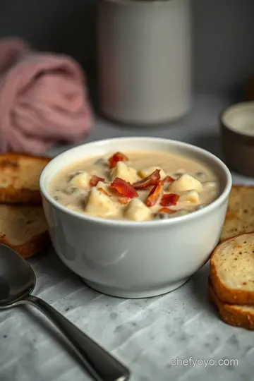 Creamy New England Clam Chowder: A Cozy Taste of the Coast presentation