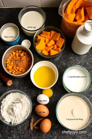 Creamy Pumpkin Spice Ice Cream: A Taste of Autumn in Every Scoop! ingredients