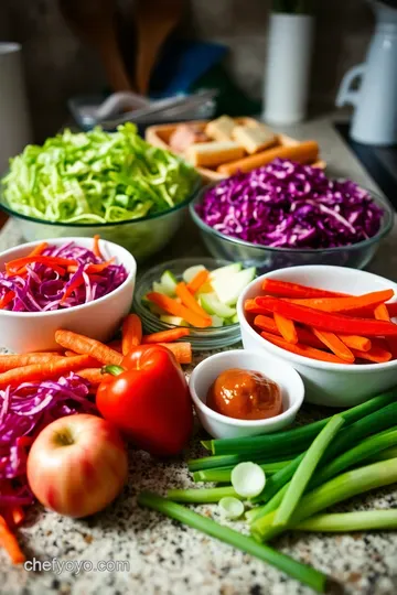 Crisp & Zesty No-Mayo Coleslaw ingredients