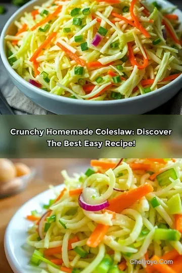 Crunchy Homemade Coleslaw: Discover the Best Easy Recipe!