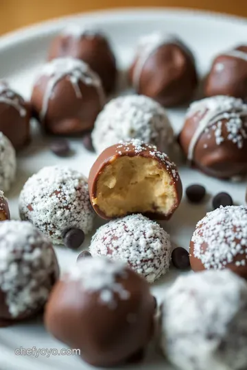 Decadent Buckeye Balls: A Sweet Nod to Peanut Butter and Chocolate Bliss presentation