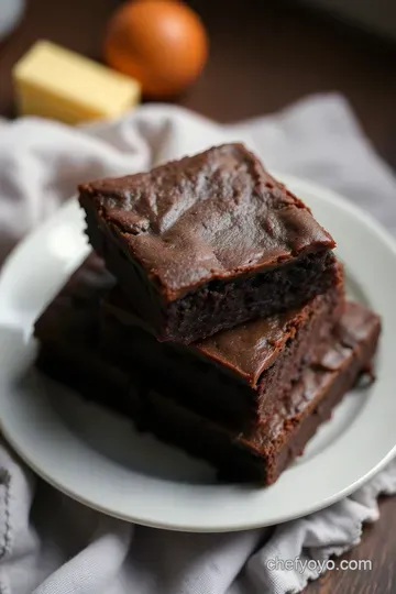 Decadent Homemade Brownies: Fudge-Tastic Delight presentation