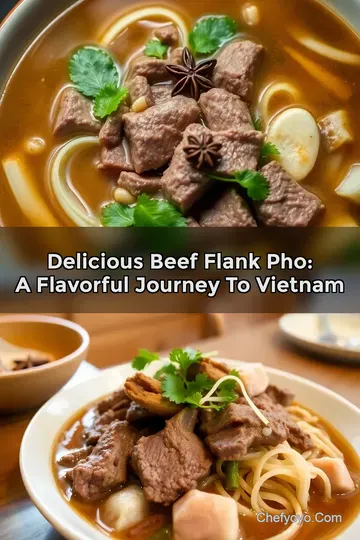 Delicious Beef Flank Pho: A Flavorful Journey to Vietnam