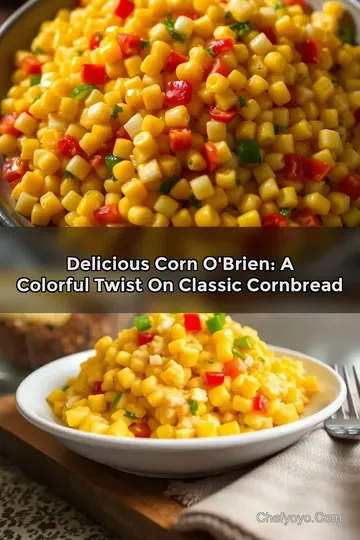 Delicious Corn O' Brien: A Colorful Twist on Classic Cornbread