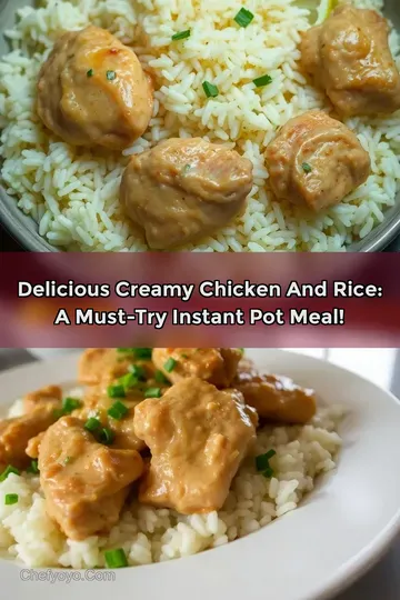 Delicious Creamy Chicken and Rice: A Must-Try Instant Pot Meal!