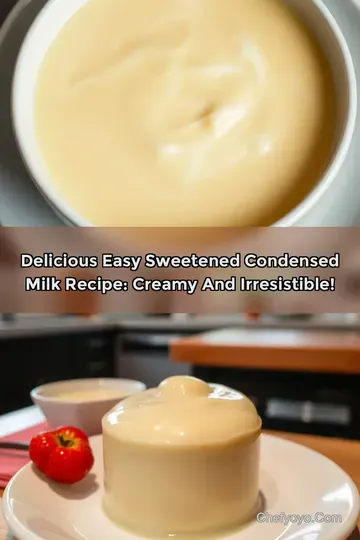 Delicious Easy Sweetened Condensed Milk Recipe: Creamy and Irresistible!