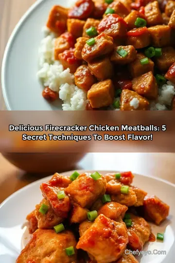 Delicious Firecracker Chicken Meatballs: 5 Secret Techniques to Boost Flavor!
