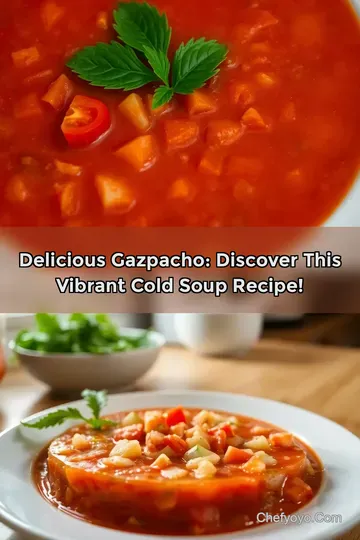 Delicious Gazpacho: Discover This Vibrant Cold Soup Recipe!