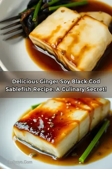 Delicious Ginger Soy Black Cod Sablefish Recipe: A Culinary Secret!