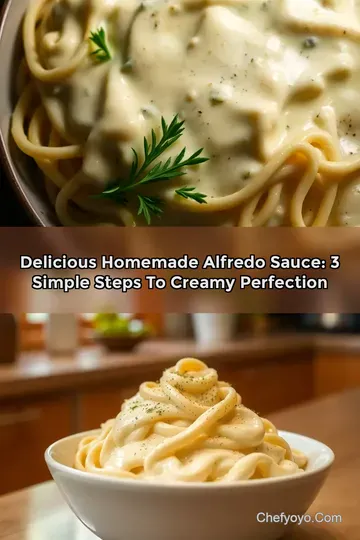 Delicious Homemade Alfredo Sauce: 3 Simple Steps to Creamy Perfection