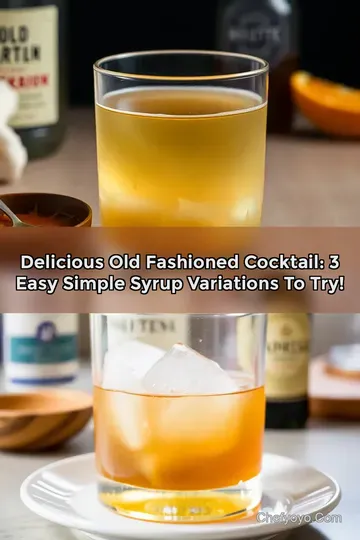 Delicious Old Fashioned Cocktail: 3 Easy Simple Syrup Variations to Try!