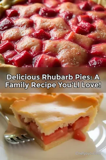 Delicious Rhubarb Pies: A Family Recipe You' ll Love!