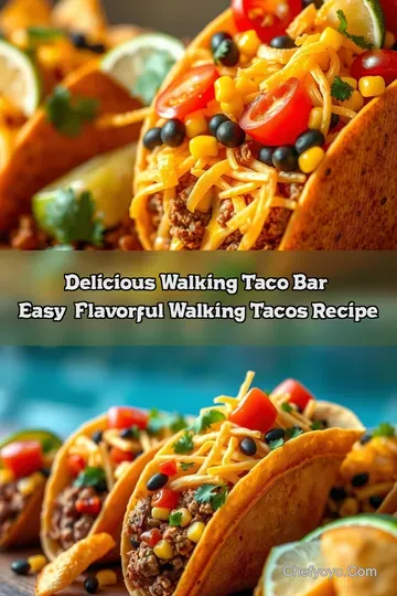 Delicious Walking Taco Bar: Easy Flavorful Walking Tacos Recipe