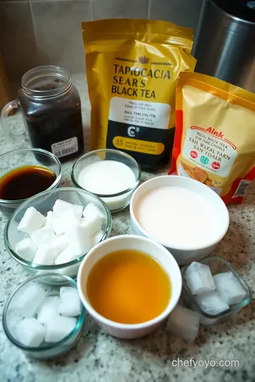 Deliciously Chewy: Homemade Boba Tea ingredients