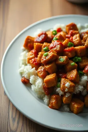 Firecracker Chicken: A Spicy Asian-Inspired Delight presentation